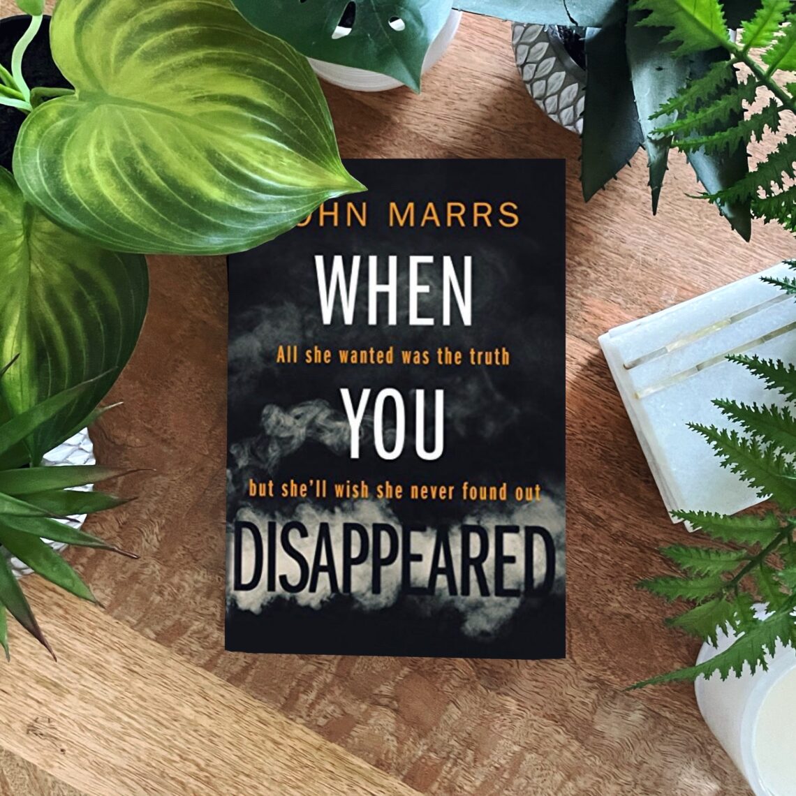When You Disappeared is a dramatic psychological suspense novel by John Marrs