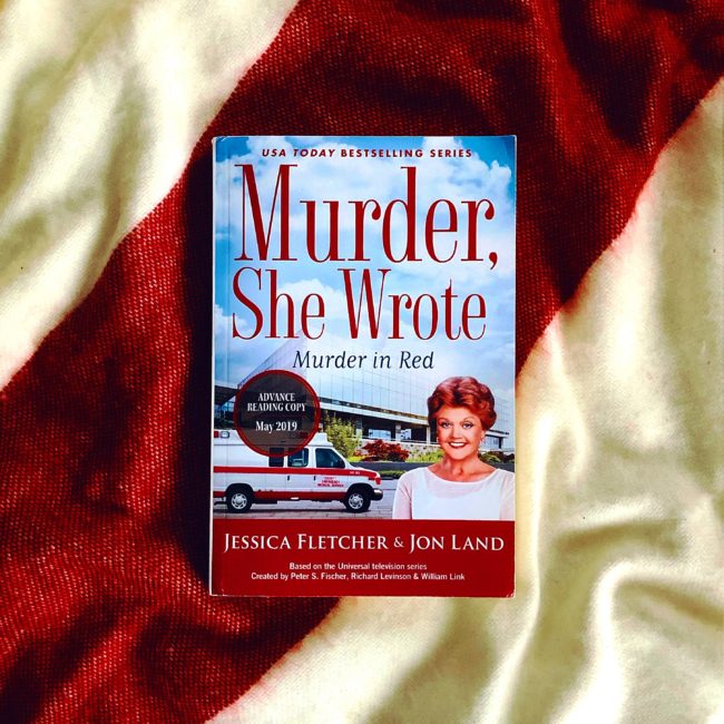 BOOK REVIEW: Murder She Wrote: Murder in Red by Jessica Fletcher and Jon Land @JonDLand @BerkleyPub @BerkleyMystery #murdershewrote #murderinred