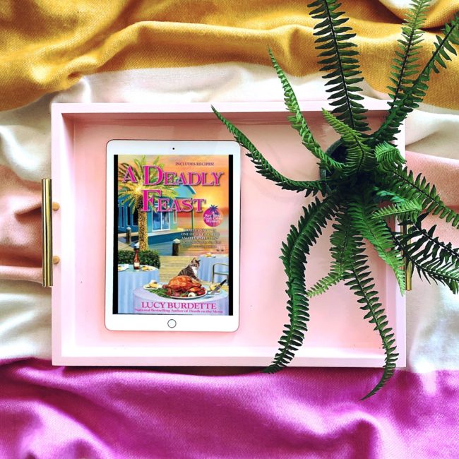 BOOK REVIEW: A Deadly Feast (Key West food critic mystery #9) by Lucy Burdette @LucyBurdette @crookedlanebks #adeadlyfeast #bookreview