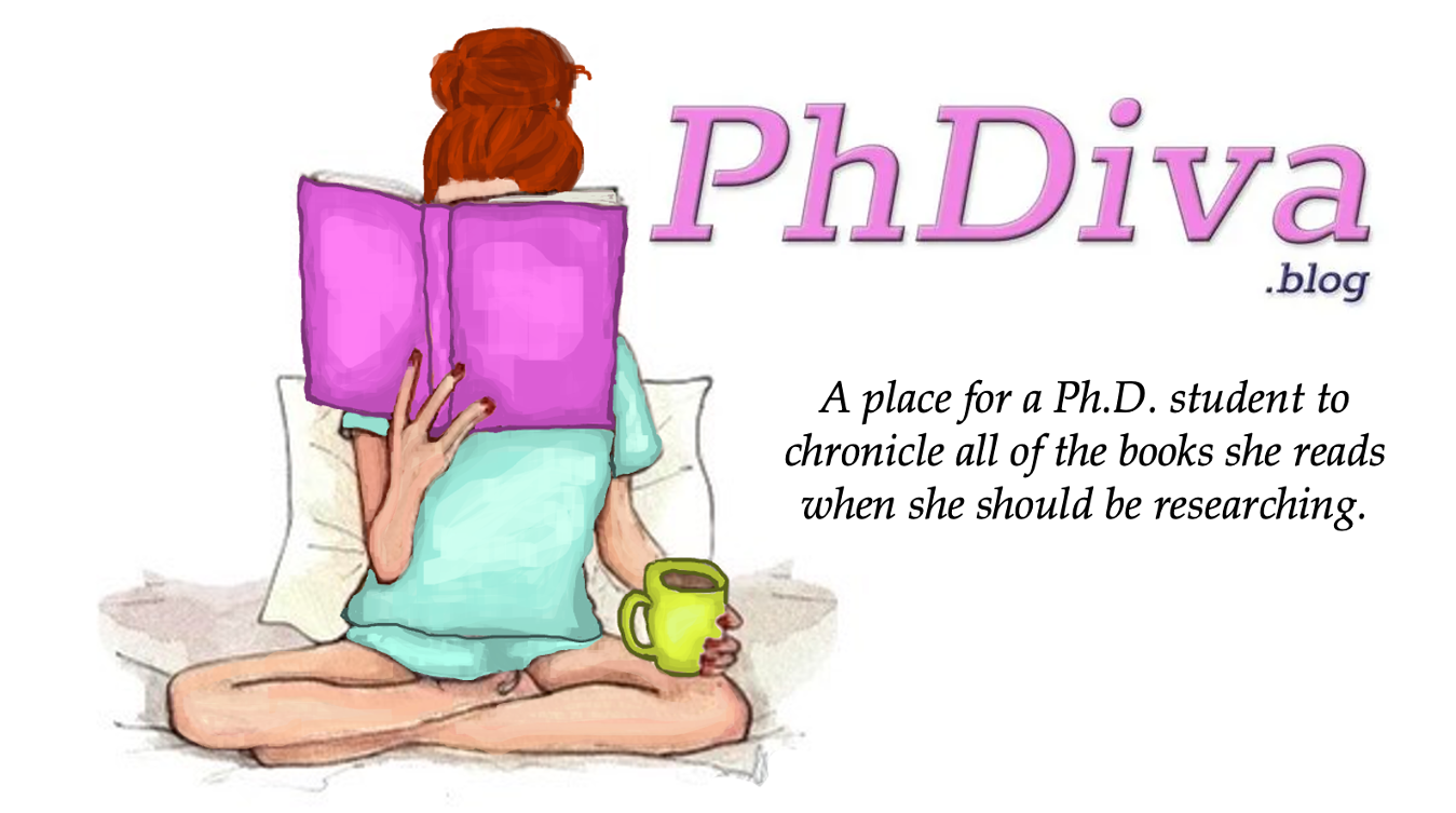 The PhDiva reads books