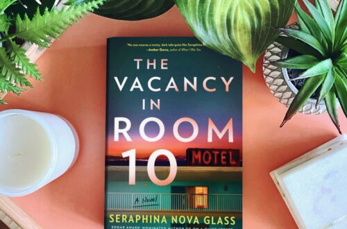 The Vacancy in Room 10 by Seraphina Nova Glass shows a gritty motel on the cover with a lit vacancy sign and dark shadows